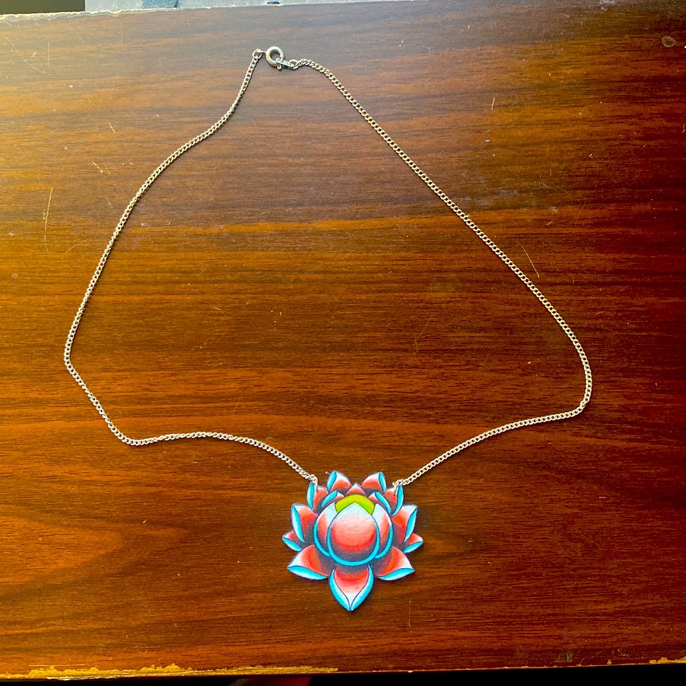 Lotus necklace